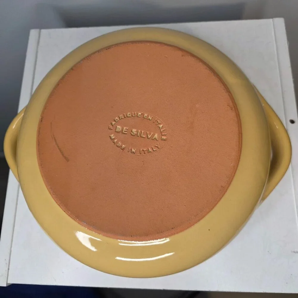 De Silva Italy Terracotta Baking Bowl Casserole 8